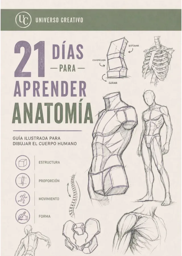 Portada original del bono: 21 Días para Aprender Anatomía