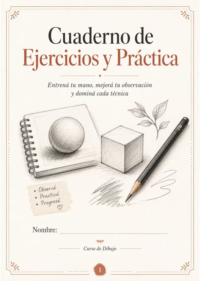 Portada original del bono: Cuaderno de Ejercicios y Práctica