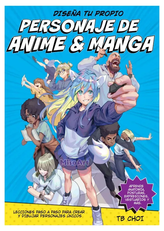 Portada original del bono: Diseña tu Propio Personaje de Anime & Manga